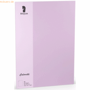 Rössler Briefpapier Coloretti A4 80g/qm VE=10 Blatt Lavendel