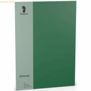 Rössler Briefpapier Coloretti A4 80g/qm VE=10 Blatt Forest
