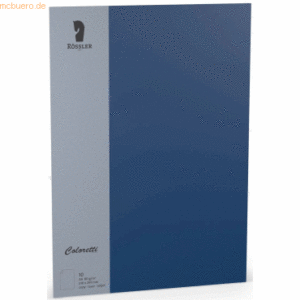 Rössler Briefpapier Coloretti A4 80g/qm VE=10 Blatt Jeans