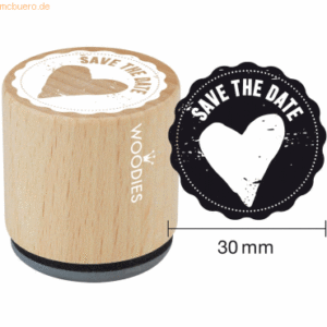 3 x Rössler Stempel Woodies Save the date