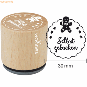 3 x Rössler Stempel Woodies Selbst gebacken