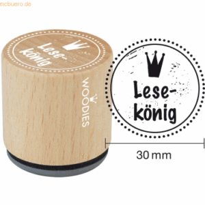 3 x Rössler Stempel Woodies Lesekönig