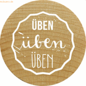 3 x Rössler Stempel Woodies üben üben üben