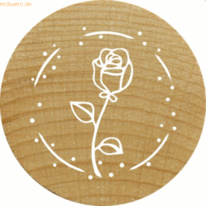 3 x Rössler Stempel Woodies Rose