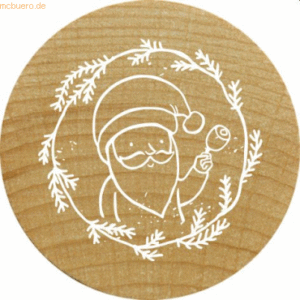 3 x Rössler Stempel Woodies Weihnachtsmann