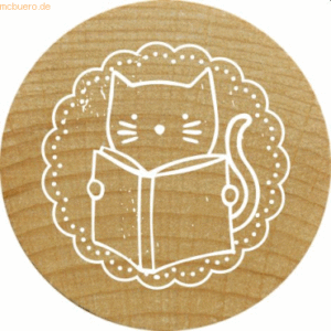 3 x Rössler Stempel Woodies Katze