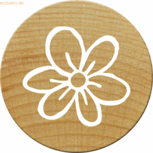 10 x Rössler Stempel Woodies Mini Blume