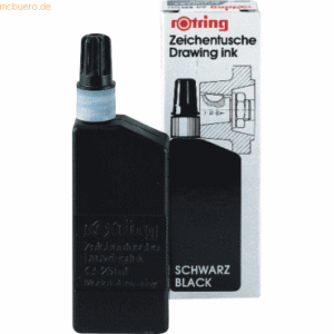 Rotring Tusche Flasche 23ml schwarz