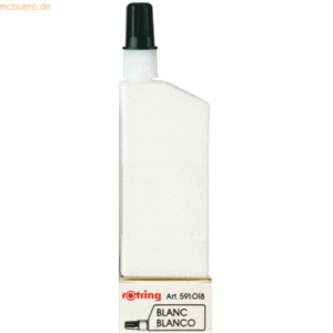 Rotring Tusche Flasche 23ml weiß