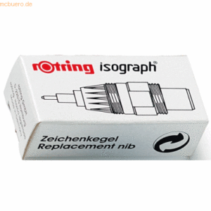 Rotring Zeichenkegel Isograph Tuschefüller 0