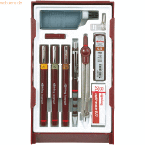 Rotring Tuschefüller-Set Isograph Master Set 4 Stück 0