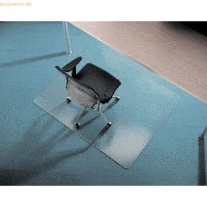RS Office Bodenmatte Ecogrip Solid Polycarbonat für Teppichböden 110x1