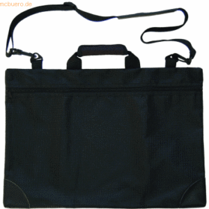 Rumold Mesh bag Tasche mit Schultergurt A3 schwarz