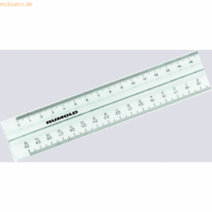 Rumold Griffleistenlineal 30cm Acryl transparent