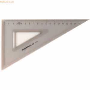 Rumold Zeichendreieck 30/60 Grad 20 cm rauchgrau