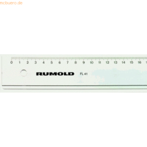 Rumold Lineal Kunststoff leicht getönt 20cm