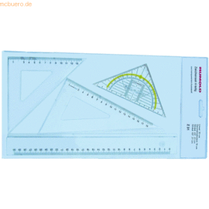 Rumold Zeichenset 4-teilig Kunststoff transparent