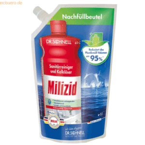 Dr. Schnell Sanitärreiniger / Kalklöser Milizid Konzentrat Refill-Beut