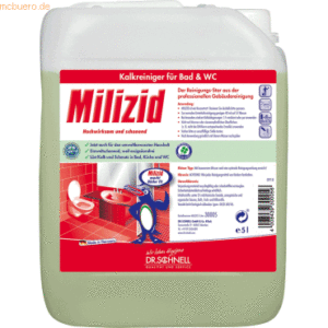 Dr. Schnell Sanitärreiniger / Kalklöser Milizid Konzentrat 5l