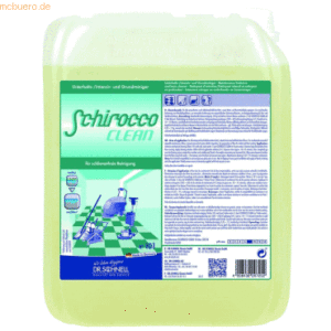 Dr. Schnell Bodenschnellreiniger Schirocco Clean Intensiv 10l