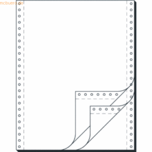 k.A. EDV-Papier 12 Zoll x 240mm 3-fach SD VE=600 Blatt