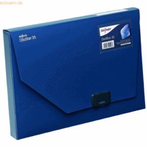 Snopake Dokumentenbox A4 35mm blau