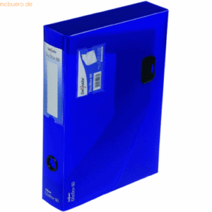 Snopake Dokumentenbox A4 60mm blau