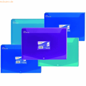 5 x Snopake Dokumentenbox BoxOffice A5 20mm electra farbig sortiert