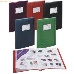 5 x Snopake Sichtbuch Fusion flexibel A3 / A4 20 20 Hüllen farbig sort