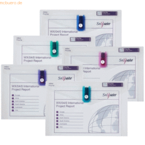 Snopake Dokumententasche mit USB-Halter Foolscap 35