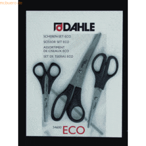 5 x Dahle Scheren-Set 13/16/21cm schwarz