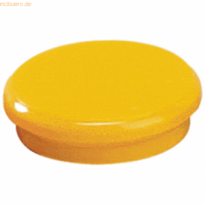 10 x Dahle Magnet rund 24mm gelb