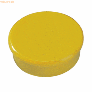 10 x Dahle Magnet rund 38mm gelb