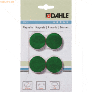 10 x Dahle Magnete 32mm grün VE=4 Stück