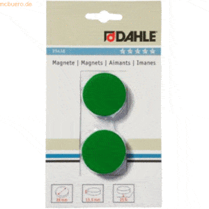 10 x Dahle Magnete 38mm grün VE=2 Stück