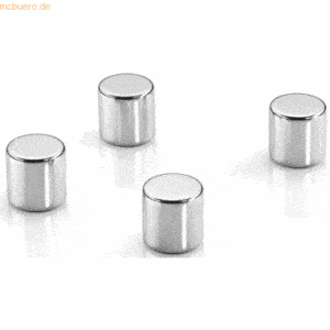 Dahle Megadym Magnet Cylinder 10mm VE=4 Stück silber