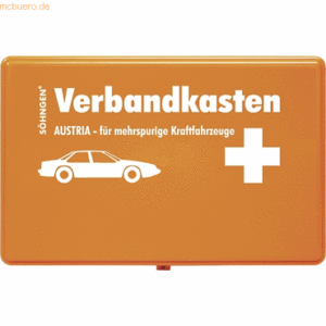 Söhngen Verbandkasten Österreich-Norm orange für mehrspurige KFZ