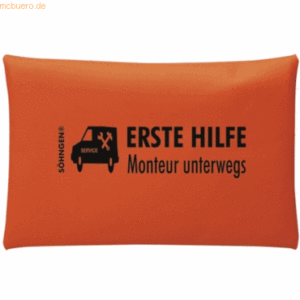 Söhngen Erste-Hilfe-Set Monteur unterwegs orange