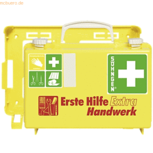 Söhngen Erste-Hilfe-Koffer extra Handwerk QUICK-CD gelb