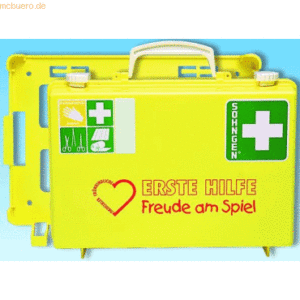Söhngen Erste-Hilfe-Koffer SN-CD gelb 'Freude am Spiel' orange