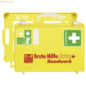 Söhngen Erste-Hilfe-Koffer extra + Handwerk SN-CD gelb