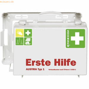 Söhngen Erste Hilfe-Koffer SN-CD weiß Füllung Österreich-Norm