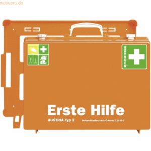 Söhngen Erste Hilfe-Koffer MT-CD orange Füllung Österreich-Norm