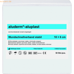 Söhngen Wundpflaster aluderm-aluplast stabil 5mx6cm