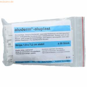 Söhngen Wundpflaster aluderm-aluplast stabil Strips 1