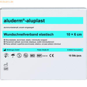 Söhngen Wundpflaster aluderm-aluplast elastisch 1mx6cm