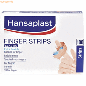 Söhngen Wundpflaster Hansaplast Elastic Fingerverband 12x2cm 100 Stück