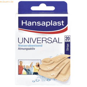 Söhngen Wundpflaster Hansaplast Universal Strips 20 Stück 4 Größen