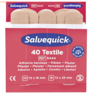 Söhngen Pflaster-Strips Salvequick elastisch Refill 6444 VE=40 Stück