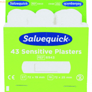 Söhngen Pflaster-Strips Salvequick Vlies Refill 6943 VE=43 Stück